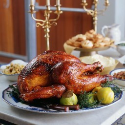 Roast Turkey with Quince Glaze