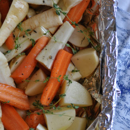 Roast vegetables to go with the Roast beef