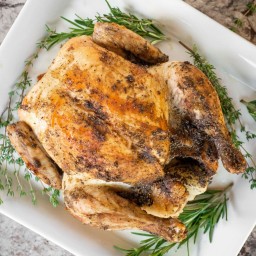 Roast Whole Chicken (Convection or Regular Oven)