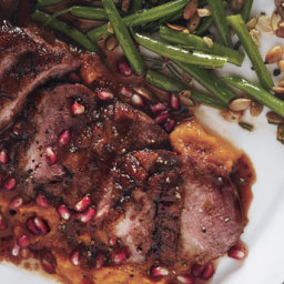 Roast Duck Breasts with Pomegranate-Chile Sauce