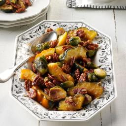 Roasted Acorn Squash & Brussels Sprouts