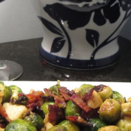 Roasted Apples and Brussels Sprouts Recipe