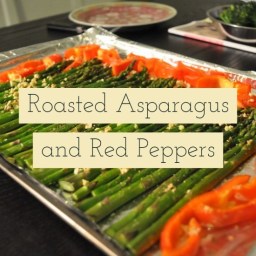Roasted Asparagus and Red Peppers