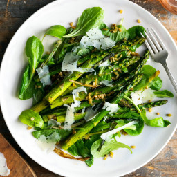 Roasted Asparagus and Scallion Salad