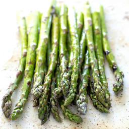 Roasted Asparagus with Balsamic Butter