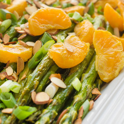 Roasted Asparagus with Tangerines