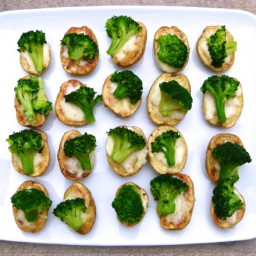 Roasted Baby Potatoes with Broccoli and Cheese