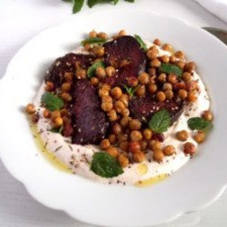 Roasted Beetroot with Crisp Chickpeas
