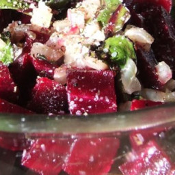 Roasted Beets and Sauteed Beet Greens Recipe