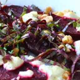 Roasted Beets with Goat Cheese and Walnuts Recipe