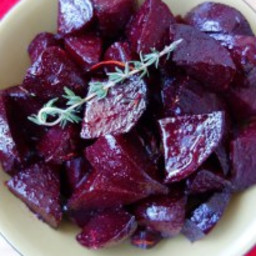 Roasted Beets with Orange Balsamic Reduction (Vegan, AIP)