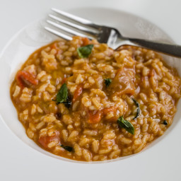 Roasted Bell Pepper Risotto Recipe