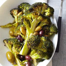 Roasted Broccoli and Olives