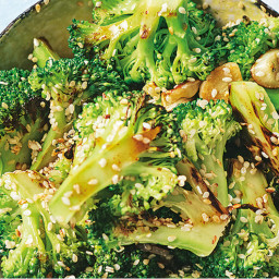 Roasted Broccoli with Sweet Soy