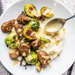 Roasted Brussels Sprout Bowls