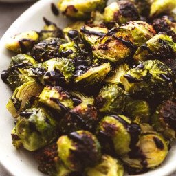 Roasted Brussels Sprouts with Parmesan and Balsamic