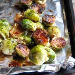 Roasted Brussels Sprouts with Balsamic and Orange