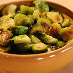 Roasted Brussels Sprouts with Orange-Butter Sauce