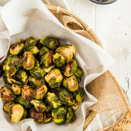 Roasted Brussels Sprouts with Plum Sauce