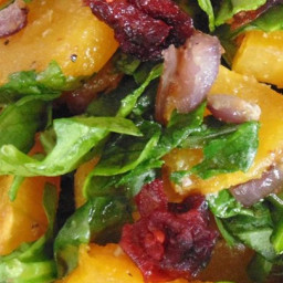 Roasted Butternut Squash with Onions, Spinach, and Craisins®