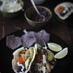 Roasted Carrot, Black Bean, and Quinoa Tacos (Gluten Free and Vegan)