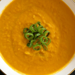 Roasted Carrot Soup with Coconut