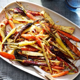 Roasted Carrots and Parsnips with Citrus Butter