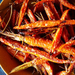 Roasted Carrots with Creamy Nuoc Cham Dressing