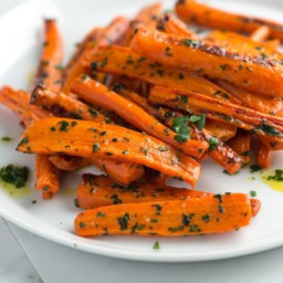 Roasted Carrots with Parsley Butter