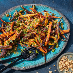 Roasted Carrots With Yaji Spice Relish