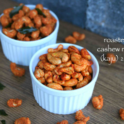 roasted cashew nuts recipe | roasted kaju | roasted cashews 2 ways