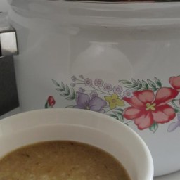 Roasted Cauliflower, Garlic, and Leek Soup