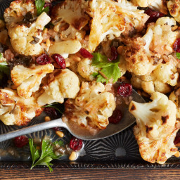 Roasted Cauliflower with Brown Butter Sage Vinaigrette