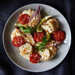 Roasted cauliflower with whipped Comte