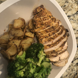 Roasted chicken & Broccoli 
