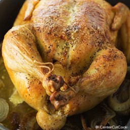 Roasted Chicken with Lemon and Garlic