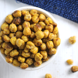 Roasted Chickpeas with Sea Salt and Pepper