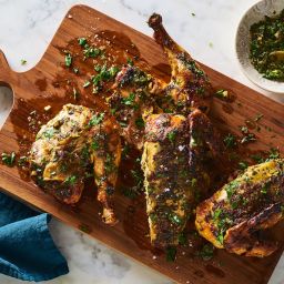 Roasted Chimichurri-Rubbed Chicken