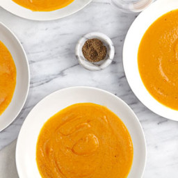 Roasted + Clean Carrot Soup