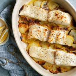 Roasted Cod and Potatoes