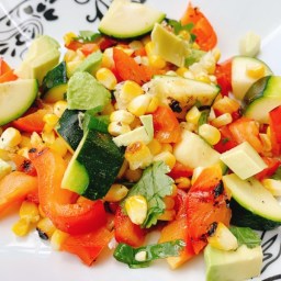 Roasted Corn and Vegetable Salad