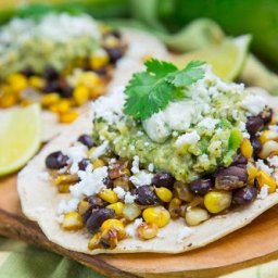 Roasted Corn and Zucchini Tacos