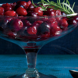 Roasted Cranberries and Grapes with Rosemary