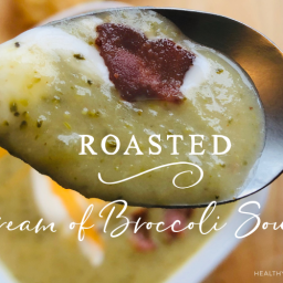 Roasted Cream of Broccoli & Potato Soup