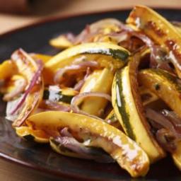 Roasted Delicata Squash and Onions