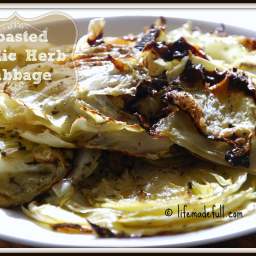 Roasted Garlic Herb Cabbage