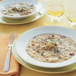 Roasted-Garlic Risotto with Mushrooms