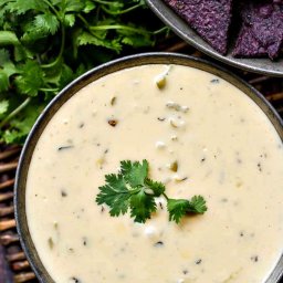 Roasted Hatch Chile Queso Dip