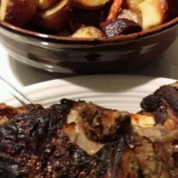 Roasted Lamb with Root Vegetables Recipe