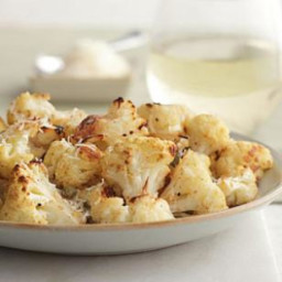 Roasted Lemon-Parmesan Cauliflower with Capers